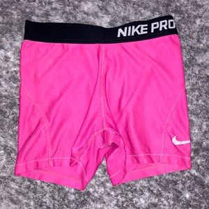 Nike spandex, color pink, woman’s size large(fits like a small)